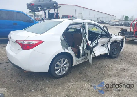 2015 Toyota Corolla Le из США, поврежденный, VIN 2T1BURHE0FC371689